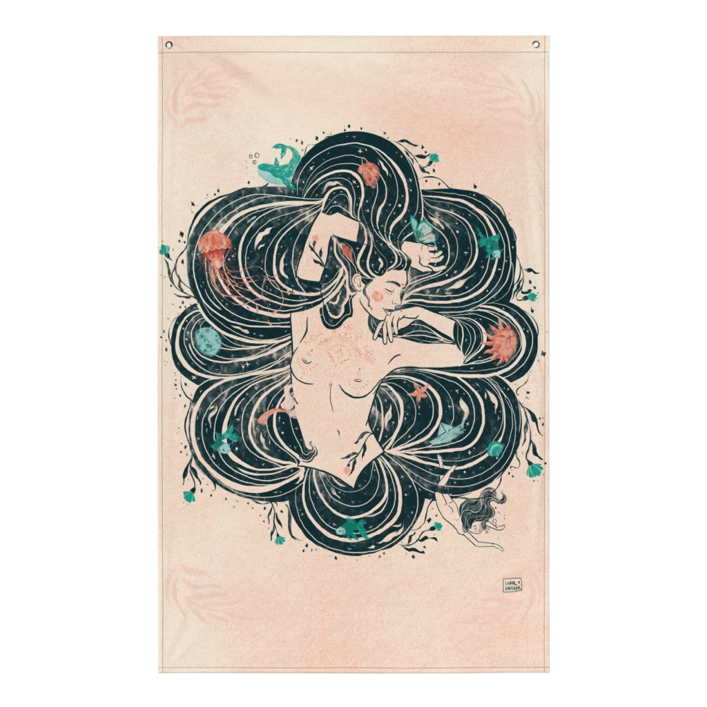 Shake dreams from your hair — flag