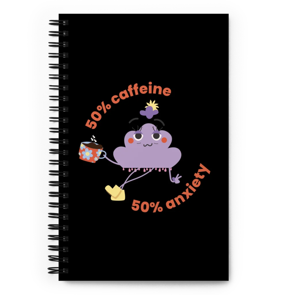 50% caffeine — notebook
