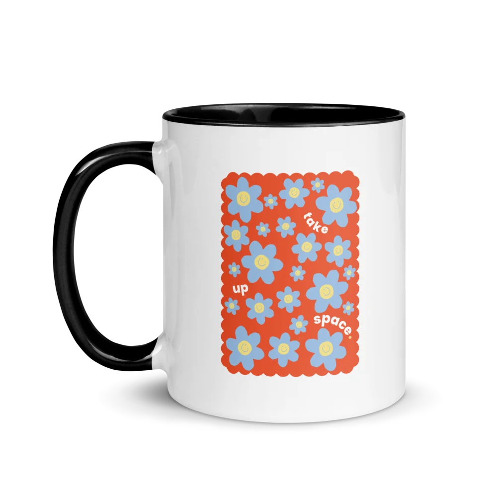 Take up space — mug