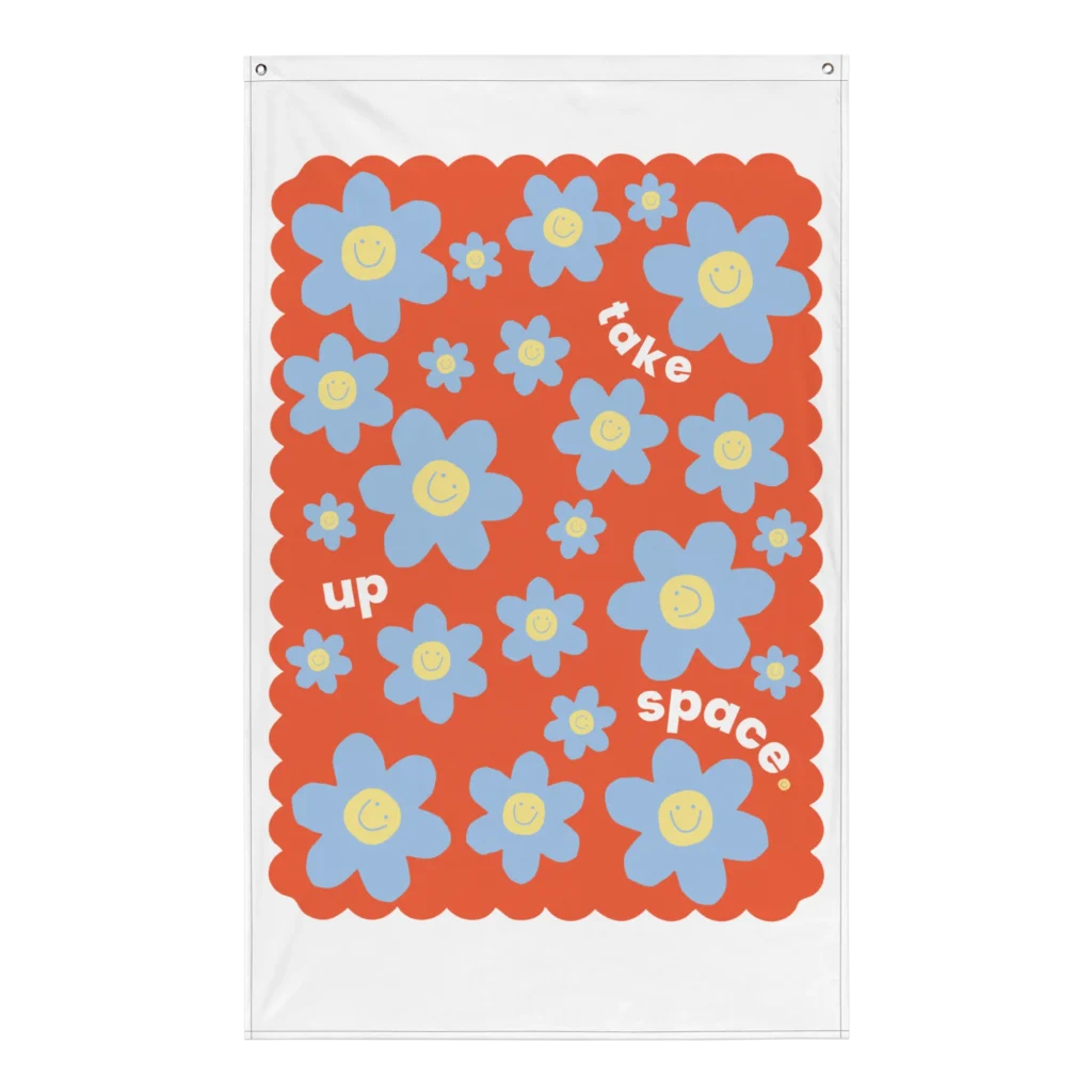 Take up space — flag