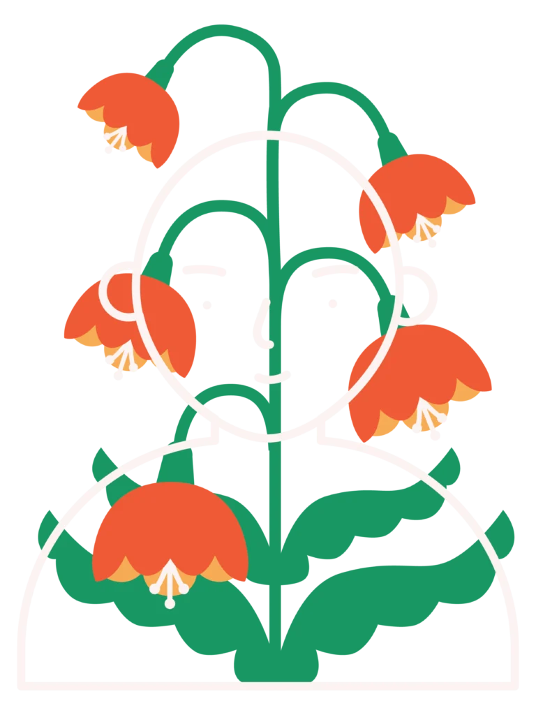 Grow with the flow — Organic T-shirt — design preview