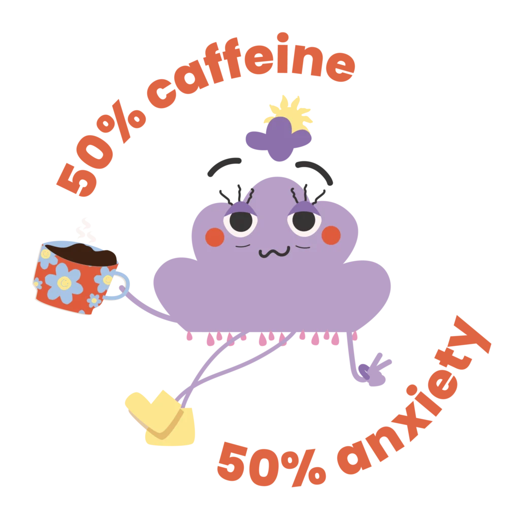 50% caffeine — Eco Tote Bag — design preview