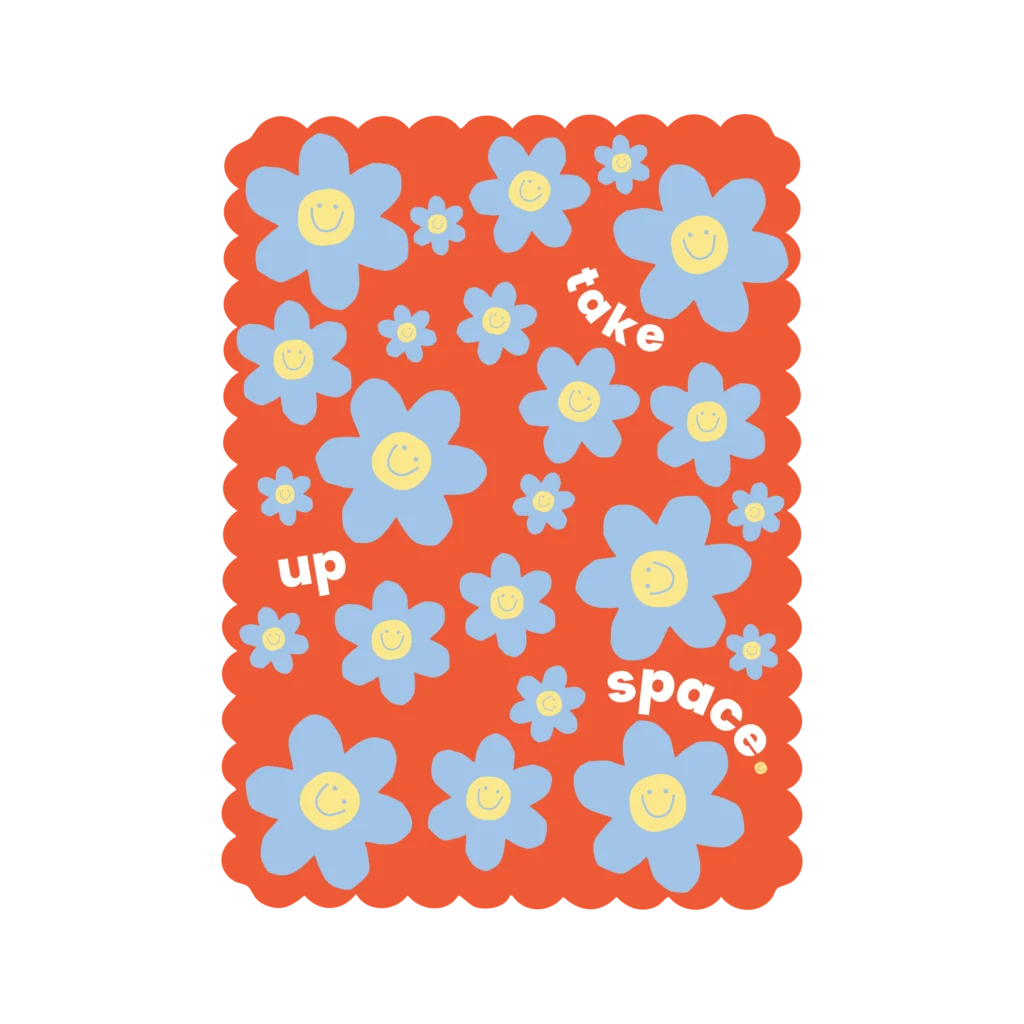 Take up space — Eco Tote Bag — design preview