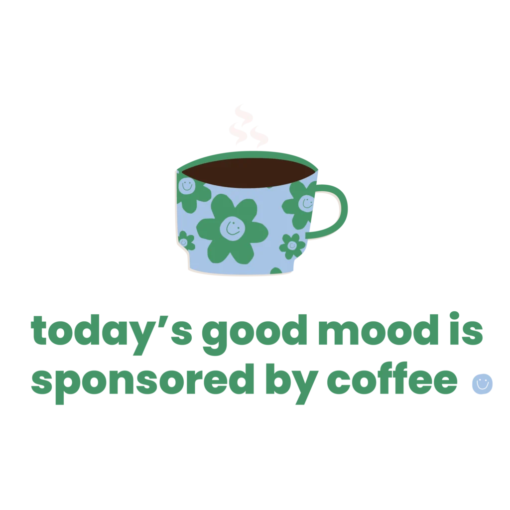 Sponsored by coffee