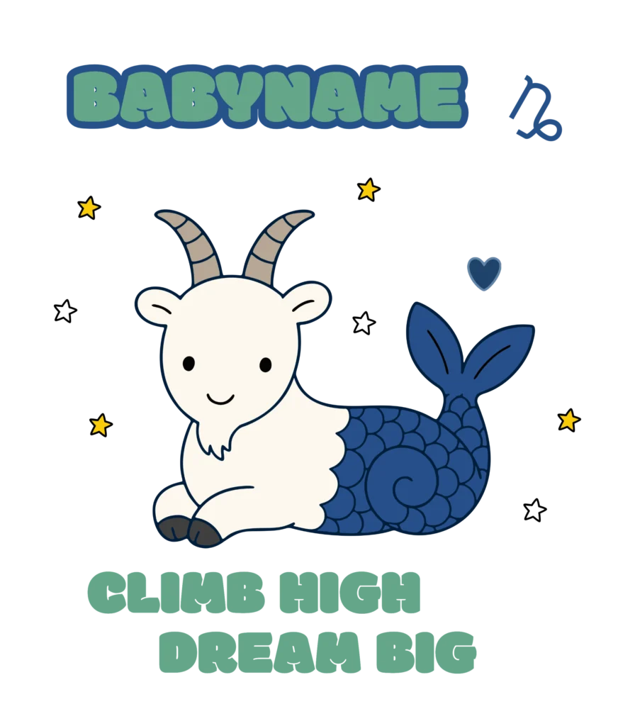 January Star — Organic baby bodysuit — design preview